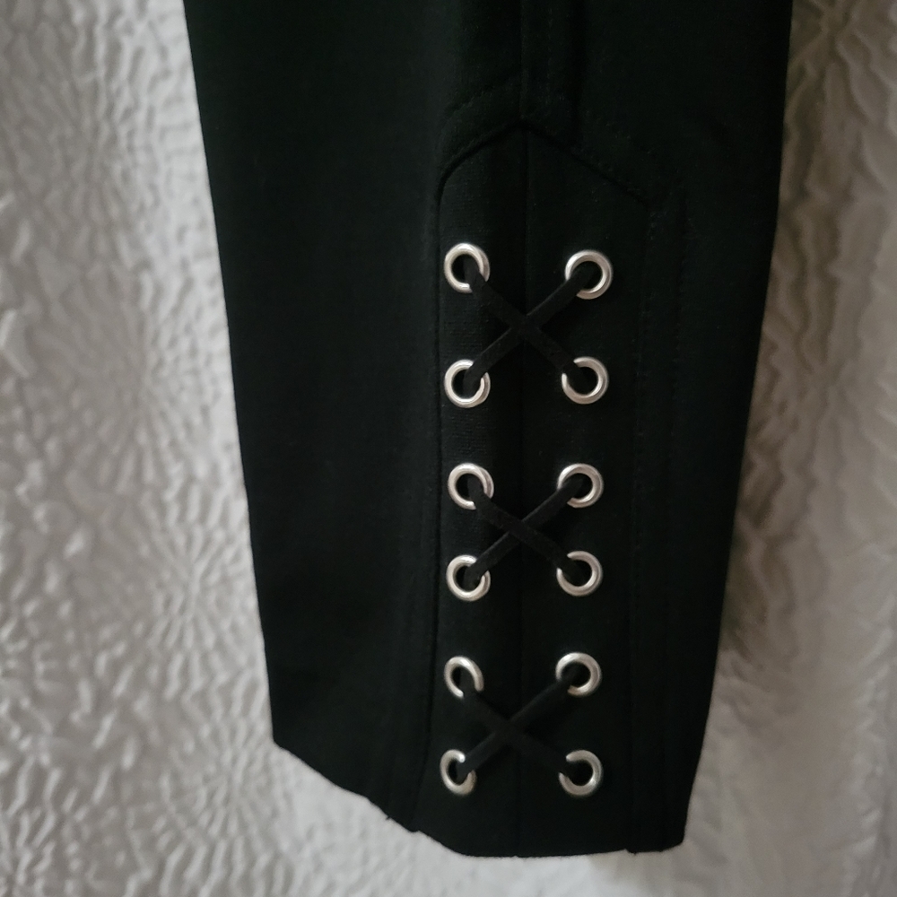 ⚘️I.N.C. Petite Lace Up Skinny Military Leggings - Picture 6 of 13